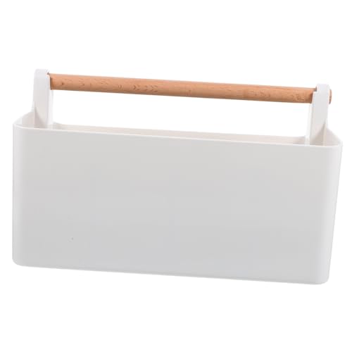 HOODANCOS Multifunktionale Desktop Organizer Box mit Mehrfachfächern Aufbewahrungsbox für Bürobedarf Kosmetik und Fernbedienungen Stapelbar Robust Blau für Schreibtisch und Schlafzimmer von HOODANCOS