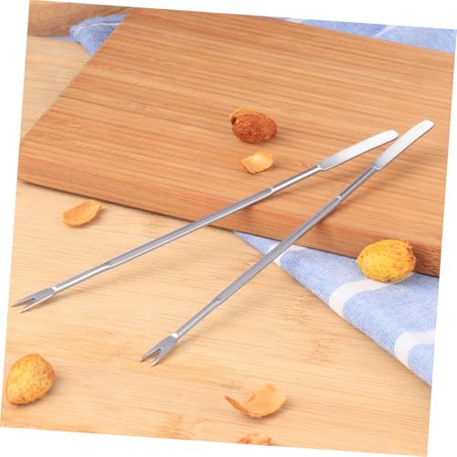 HOODANCOS Multifunktionale Edelstahl Meeresfrüchte Gabeln Nussknacker und Seafood Forks für Krabben Hummer Austern Wiederverwendbar Rostfrei für Küche Picknick und Hotpot HOODANCOS Multifunktionale Edelstahl Meeresfrüchte Gabeln Nussknacker und Seafood Forks für Krabben Hummer Austern Wiederverwendbar Rostfrei für Küche Picknick und Hotpot von HOODANCOS