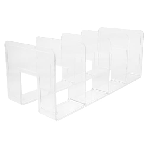 HOODANCOS Multifunktionaler Buchständer aus Acryl Einfaches Design für Schreibtisch Buchhalter und Organizer Transparent zur Aufbewahrung von Büchern Zeitschriften und Unterlagen HOODANCOS Multifunktionaler Buchständer aus Acryl Einfaches Design für Schreibtisch Buchhalter und Organizer Transparent zur Aufbewahrung von Büchern Zeitschriften und Unterlagen von HOODANCOS