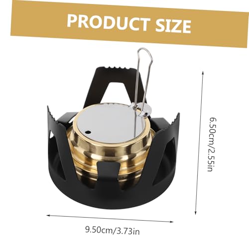 HOODANCOS Outdoor Alkoholkocher aus Winddichter Campingkocher mit Brenner Hitzebeständig Langlebig Inklusive Tragetasche für Grillen Picknick Wandern und Outdoor Aktivitäten von HOODANCOS