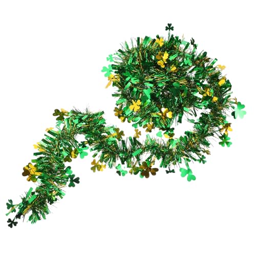 HOODANCOS Patrick's Day Dekoration Glitzernde Grüne Girlande Für Partys Bars Zuhause Einfache Montage Wiederverwendbar Festliche Atmosphäre Für Irische Feiern HOODANCOS Patrick's Day Dekoration Glitzernde Grüne Girlande Für Partys Bars Zuhause Einfache Montage Wiederverwendbar Festliche Atmosphäre Für Irische Feiern von HOODANCOS