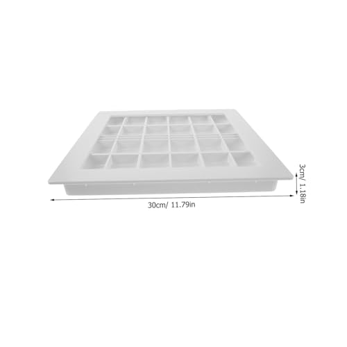 HOODANCOS Pool Ablaufsieb Schwimmbad Ablauf Abdeckung Quadratisch Abs Material Wasserzirkulation Optimiert Schmutzfilter Effizient Für Außenbereiche Spa Aquarium Weiß von HOODANCOS