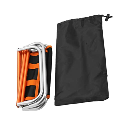 HOODANCOS Kompakter Campinghocker Tragbarer Klappstuhl Robustem Material Bequemer Faltstuhl für Outdoor Aktivitäten für Angeln Strand und Reisen von HOODANCOS
