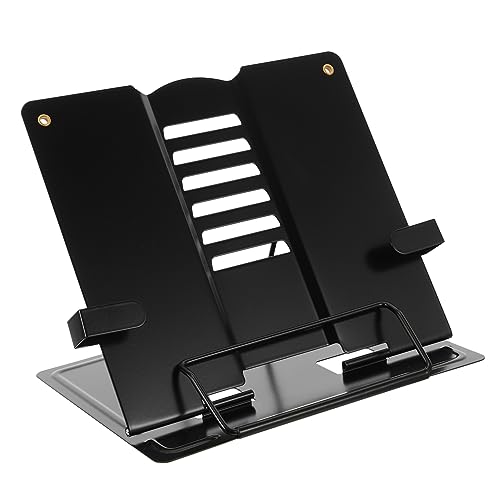 HOODANCOS Read Bookshelf Tablet Halter Tablet Ständer Laptop Ständer Desktop Ständer Laptop Schreibtischständer Desktop Bücherregal Laptop Halter Buchständer Tragbarer Buchhalter von HOODANCOS