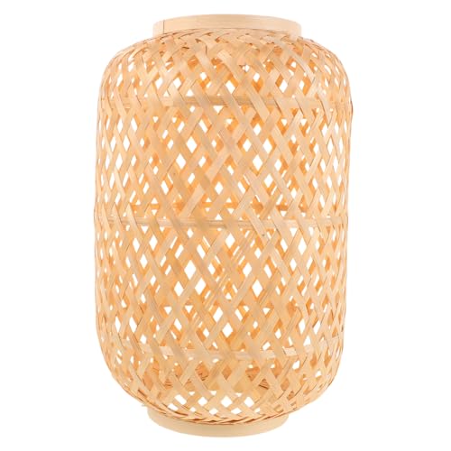 HOODANCOS Retro Geflochtener Lampenschirm Handgefertigt Leicht Robust Für Innen Außen Beleuchtung Chinesischer Stil Wohnzimmer Schlafzimmer Balkon Dekor HOODANCOS Retro Geflochtener Lampenschirm Handgefertigt Leicht Robust Für Innen Außen Beleuchtung Chinesischer Stil Wohnzimmer Schlafzimmer Balkon Dekor von HOODANCOS