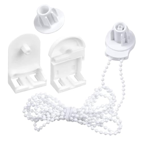 HOODANCOS Roller Befestigungsset Pom mit Kettenzug Flexibles Montagezubehör für Haushaltsrollos Langlebig und Geeignet für Seiten Front Obermontage von HOODANCOS