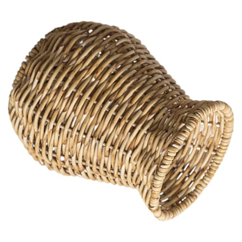 HOODANCOS Rustikale Vasen im Landhausstil Imitation Rattan Dekovase für Trockenblumen für Wohnzimmer Schlafzimmer und Tischdekoration Design für Entspanntes Zuhause HOODANCOS Rustikale Vasen im Landhausstil Imitation Rattan Dekovase für Trockenblumen für Wohnzimmer Schlafzimmer und Tischdekoration Design für Entspanntes Zuhause von HOODANCOS