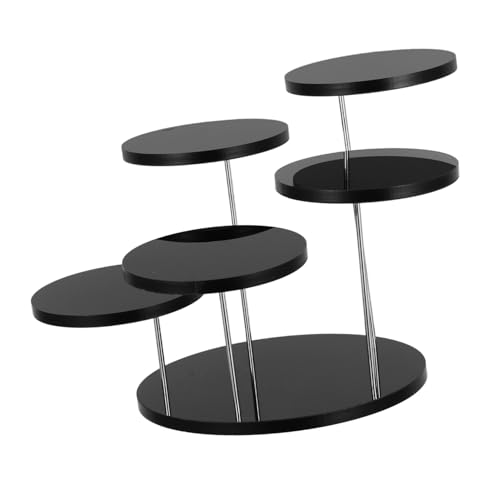 HOODANCOS Schmuckständer Riser Display Für Ringe Halsketten Und Armbänder Transparenter Organizer Für Schmuckpräsentation Kleinen Verkaufsräumen Moderner Stil Und Platzsparend von HOODANCOS