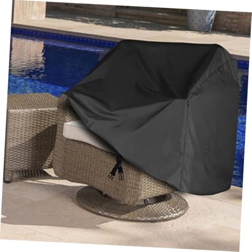 HOODANCOS Schwerlast Oxford Outdoor Möbelhülle für Garten Drehstuhl Schutzhülle Winddicht UV beständig Patio Lounge Stuhlüberzug Zufällige Farbe Zufällige Farbe von HOODANCOS