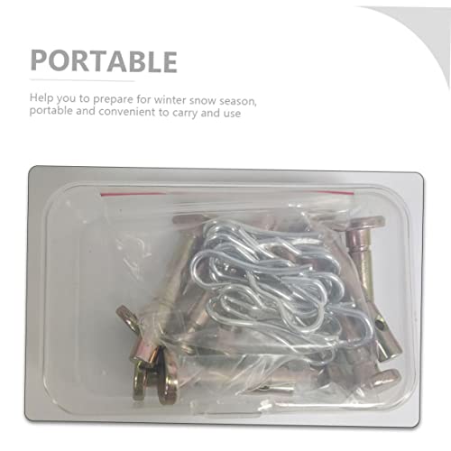 HOODANCOS Shear Pin aus rostfreiem Metall Verschleißfestes Schneefräsen zubehör Ersatzteil Schneebläscher Getriebeschutz Einfach zu Montieren und Langlebig von HOODANCOS