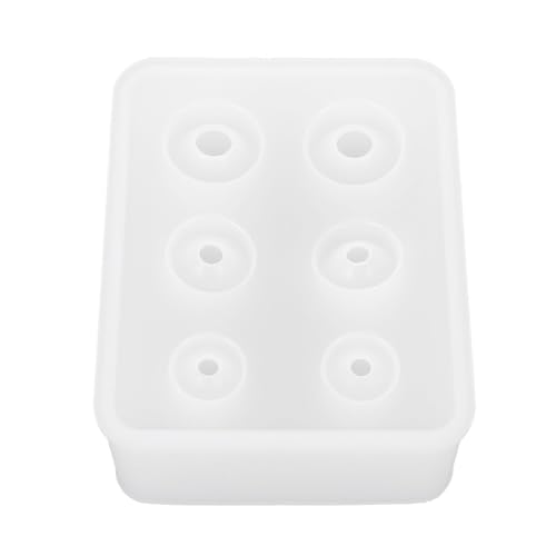 HOODANCOS Silikonanhängerform für DIY Elliptische Gießform für Schmuck Fach Silikonform für Kristall Hängen für Kreative Bastelprojekte und Einfache Handhabung von HOODANCOS