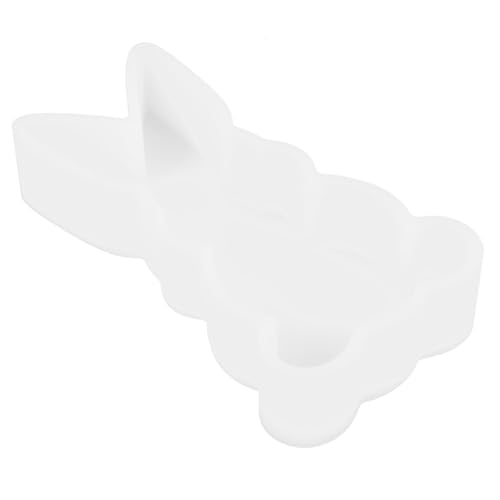 HOODANCOS Silikonform Osterhase für DIY Kerzen Gießen Langlebig Verschleißfest Leicht und Kompakt für Anfänger und Bastelfreunde Wiederverwendbar Einfach zu Reinigen Transparente Hasenform von HOODANCOS