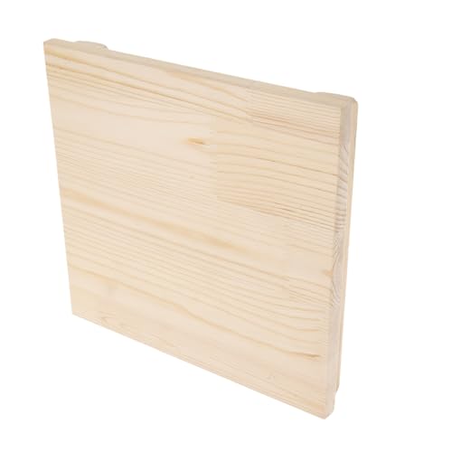 HOODANCOS Skulpturenbrett Planke Keilplatte aus Ton Töpferhandwerk Bildhauerplatte aus Ton Skulptur Schneidebrett Tonbasis Skulptur mit Zubehör Lehmplatte Holz Light Brown von HOODANCOS