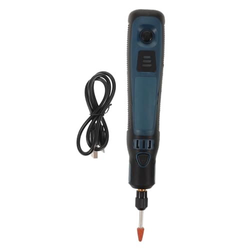 HOODANCOS Speed Bohrer Hand Perlen Bastel Formen Werkzeug DIY Kabellos Basteln Für Stift – Steingravur Holz Wiederaufladbar Perlensteine Rotierender Mini Handschleifer von HOODANCOS