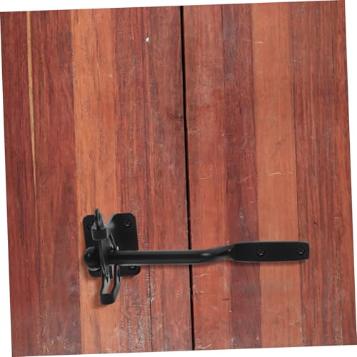 HOODANCOS Stabiler Gartentor Riegel aus Carbonstahl mit Federbolzen Robuste Verriegelung für Holztore Vielseitig Einsetzbar Einfache Montage Wetterbeständig für Außenbereich und Zauntore von HOODANCOS