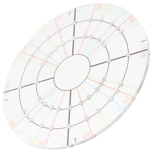 HOODANCOS Töpferwerkzeug für Porzellan Dekorativer Teilungsdisk für Präzises Modellieren Geeignet für Anfänger und Profis Langlebig und Zuverlässig von HOODANCOS