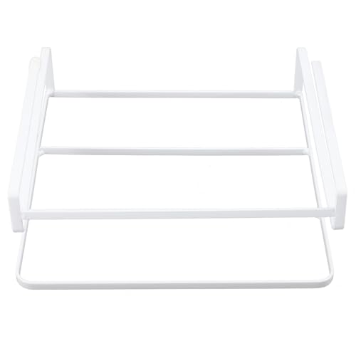 HOODANCOS Laptop Regal Unter Schreibtisch Hängekorb Für Bücher Und Laptop Platzsparend Weiß Organizer Für Schreibtisch Und Büro von HOODANCOS