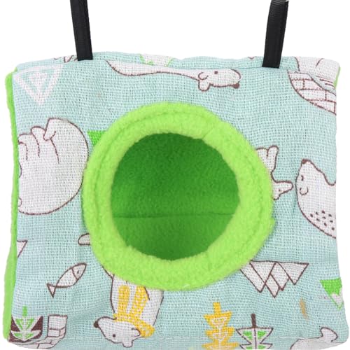 HOODANCOS Vogelhängematte aus Verschleißfestes Papageiennest für Käfig Atmungsaktiv und Bequem Warmes Schlafzelt für Winter Hängendes Vogelnest Zubehör für Kleine Papageien HOODANCOS Vogelhängematte aus Verschleißfestes Papageiennest für Käfig Atmungsaktiv und Bequem Warmes Schlafzelt für Winter Hängendes Vogelnest Zubehör für Kleine Papageien von HOODANCOS