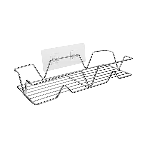 HOODANCOS Wandregal mit Halterung Praktischer Organizer für Badezimmer und Küche ohne Bohren für Seife Shampoo und Weitere Haushaltsartikel Stilvolles Design für HOODANCOS Wandregal mit Halterung Praktischer Organizer für Badezimmer und Küche ohne Bohren für Seife Shampoo und Weitere Haushaltsartikel Stilvolles Design für von HOODANCOS