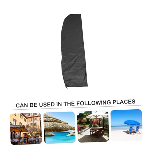 HOODANCOS Wasserdichte Sonnenschirm Schutzhülle aus Robustem Oxford UV beständig Reißfest mit Praktischem Aufbewahrungsbeutel Geeignet für Gartenschirme bis Wetterfeste Abdeckung von HOODANCOS