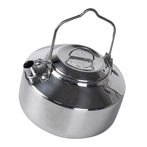 HOODANCOS Wasserkocher Tragbarer Teekessel für Camping und Outdoor Aktivitäten Ergonomischer Griff für Tee Kaffee Suppe und Heiße Getränke HOODANCOS Wasserkocher Tragbarer Teekessel für Camping und Outdoor Aktivitäten Ergonomischer Griff für Tee Kaffee Suppe und Heiße Getränke von HOODANCOS
