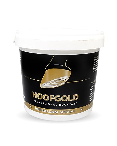 HOOFGOLD Hufbalsam Spezial – Huffett Pferd mit ätherischen Ölen, 2in1 Hufpflege bei Hufrissen, Strahlfäule & brüchigem Hufhorn – nährt, schützt & stärkt das Hufhorn – kaltgepresst - 2500 ml HOOFGOLD Hufbalsam Spezial – Huffett Pferd mit ätherischen Ölen, 2in1 Hufpflege bei Hufrissen, Strahlfäule & brüchigem Hufhorn – nährt, schützt & stärkt das Hufhorn – kaltgepresst - 2500 ml von HOOFGOLD