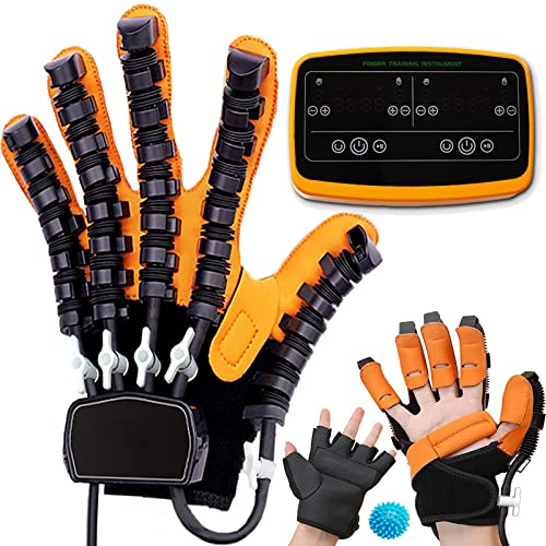 HOOJUEAN Upgrade Arthritis Schlaganfall Hemiplegie Patient Finger und Hand Funktion Rehabilitation Trainer Roboter Reha Handschuhe Erholung Trainingsgeräte(Size:M,Color:Left) von HOOJUEAN