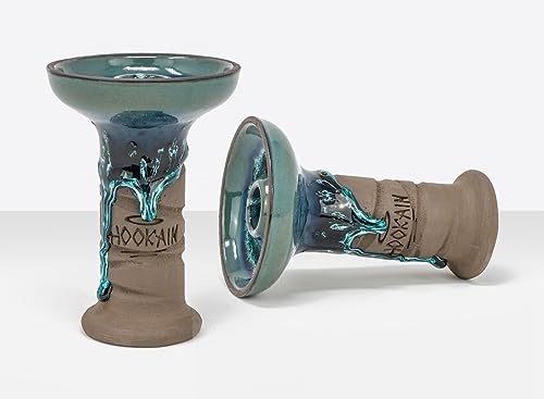 Hookain - Lit Lip Pro Phunnel - Äquarius - Hookah Bowl - Hochwertiger Shishakopf handgefertigt aus Stoneware Clay - Kompatibel mit Allen HMD's Hookain - Lit Lip Pro Phunnel - Äquarius - Hookah Bowl - Hochwertiger Shishakopf handgefertigt aus Stoneware Clay - Kompatibel mit Allen HMD's von HOOKAiN