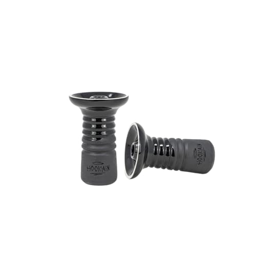 LUV LiP Phunnel – Shisha Kopf mit Schamotte-Clay Mix – Tabaksparend – für intensive Sessions – 15 g Depot – HMD & Alufolie kompatibel – Dark Blend & Virginia geeignet (BBC Shiny) von HOOKAiN