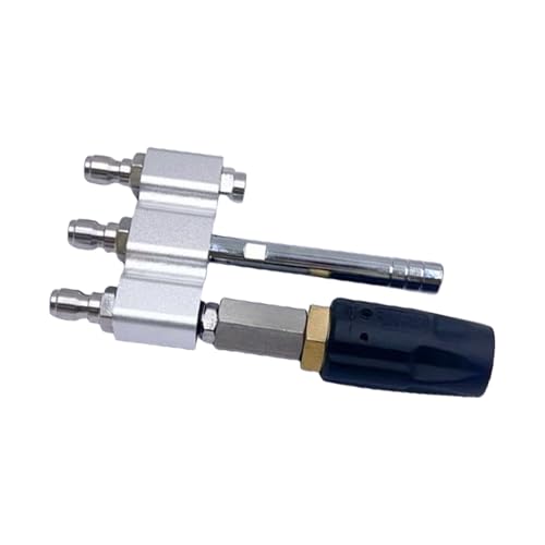 3 In 1 High Pressure Long Reach Soap Nozzle Adjustable Stainless Steel Quick Connection Nozzle For Pressure Washer Triple Tip For Washer 3 In 1 High Pressure Long Reach Soap Nozzle Adjustable Stainless Steel Quick Connection Nozzle For Pressure Washer Triple Tip For Washer von HOOLRZI