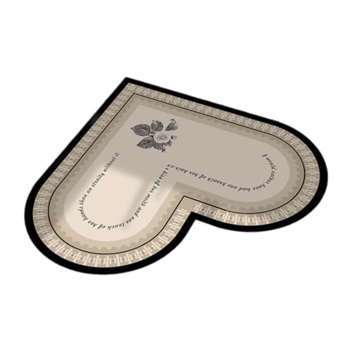 Anti-Öl-Küchenmatten mit Herzmuster, rutschfeste Oberflächen für Esszimmer, sicher und reinigen, Küchenläufer, Ölschutz-Pad Anti-Öl-Küchenmatten mit Herzmuster, rutschfeste Oberflächen für Esszimmer, sicher und reinigen, Küchenläufer, Ölschutz-Pad von HOOLRZI