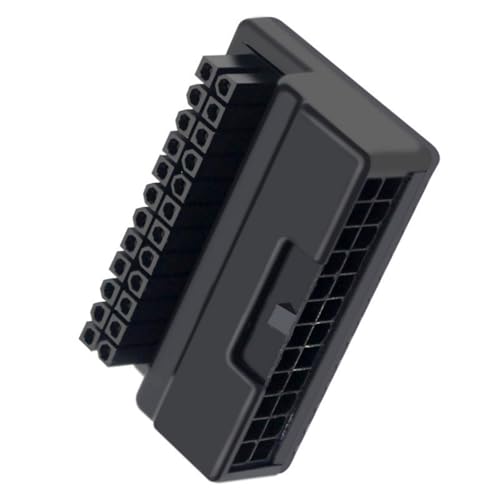 Effizienter ATX24-poliger rechtwinkliger Netzadapter für kompakte PC-Gehäuse-Installationen, Mainboard-Netzteil-Adapter von HOOLRZI