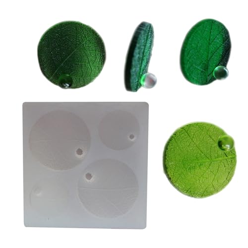 Flexible Silikonform für Wassertropfen und Blätter, Premium-Silikon, für künstlerische Blatt- und Wassertropfenherstellung, Epoxidharz von HOOLRZI