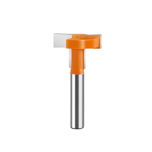 Industrial 8mm Schaft Gerade Geschnittenes T Router Bit Router Bit Haken Fräser Router Bit Holzbearbeitung von HOOLRZI