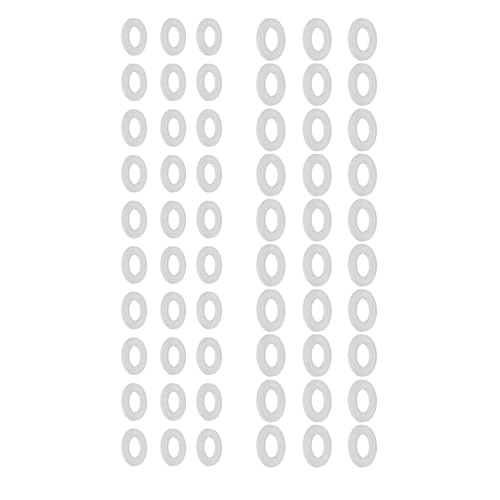 Packung Von 60 Nylon Waschmaschinen Möbelbauteile Weiße Robuste Abstandshalter Für Handwerksprojekte Und Professionelle Reparaturen Robuste Nylonringe Packung Von 60 Nylon Waschmaschinen Möbelbauteile Weiße Robuste Abstandshalter Für Handwerksprojekte Und Professionelle Reparaturen Robuste Nylonringe von HOOLRZI