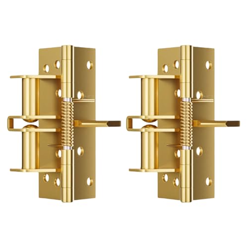 Türschließer, 90 Grad Positionierung, Scharnierpuffer für Möbel, Schrank, Kleiderschrank, automatische Tür, einfache Installation, Scharniere, Hardware, 2 Stück von HOOLRZI
