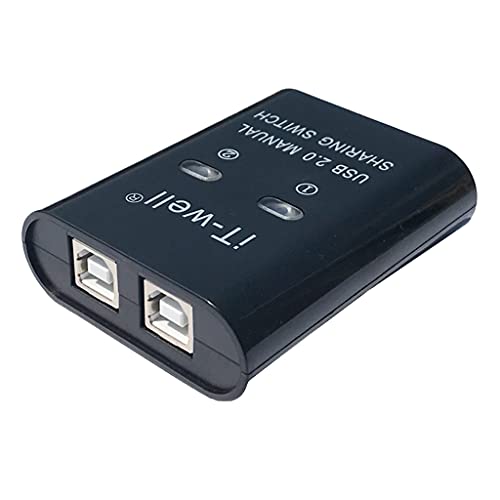 USB Manual Switch Hub Printer Sharing Device 2 In 1 Out Data Transfer Hub Converter Black/White Printer Sharing Hub USB Manual Switch Hub Printer Sharing Device 2 In 1 Out Data Transfer Hub Converter Black/White Printer Sharing Hub von HOOLRZI