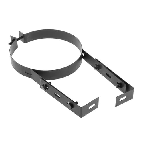 Verstellbare Kamine Befestigung Schornsteinrohrhalter Tragbare Kamine Rauchrohr Liner Klemmen Wand Schornstein Rohr Halterung Verstellbare Edelstahl Wand von HOOLRZI