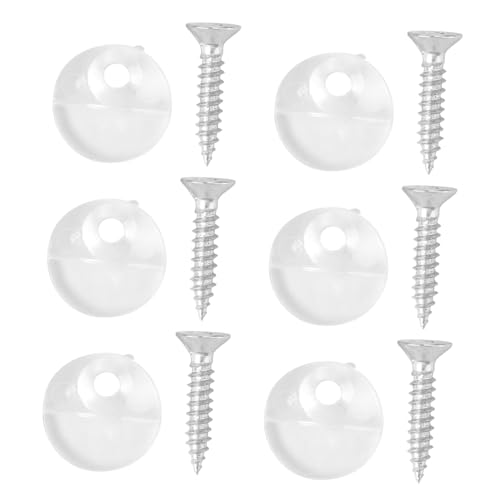 HOOTNEE Glashalter Clips Für Glas- Acryl Oder Holzplatten Befestigung An Wänden Für Spiegel Und Schränke Robustes Material von HOOTNEE