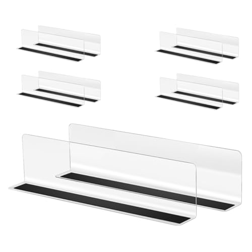 HOOTNEE 10stücke Regaltrenner Aus PVC Mit Magnet-seitenbaffle Förmige Verstärkte Separatoren Für Klare Produktorganisation Supermärkten Und Einzelhandelsgeschäften von HOOTNEE