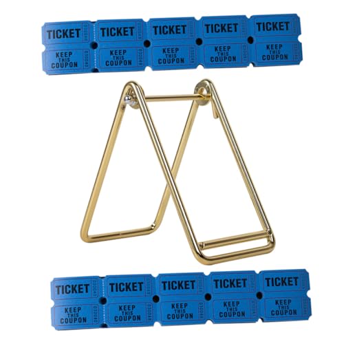 HOOTNEE 1000 Stück Teiliges Raffle Tickets Set mit Goldständer Vielfältige Lose für Karneval Halloween Fundraiser und Schulveranstaltungen Praktische Ausgabestation für Erwachsene von HOOTNEE