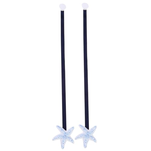 HOOTNEE 2 Stück Magnetische Vorhang Raffhalter mit maritimem Design Starke Magnetkraft Einfache Handhabung Geeignet für Wohnzimmer Schlafzimmer Büro Dekorative Gardinenhalter in Blau von HOOTNEE
