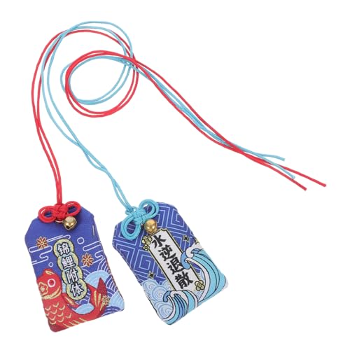 HOOTNEE 2stücke Japanische Omamori Amulett Mit Stickerei Koi Fisch Glücksbringer Für Wohlstand Und Schutz Traditionelle Hängende Für Zuhause Und Auto HOOTNEE 2stücke Japanische Omamori Amulett Mit Stickerei Koi Fisch Glücksbringer Für Wohlstand Und Schutz Traditionelle Hängende Für Zuhause Und Auto von HOOTNEE