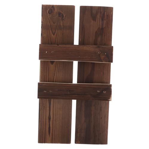 HOOTNEE 4 Stück Aquarium Dekorationsplatte aus Holz Vintage Aquarien Zubehör für Wasserspiele Teilig Einstellbare Fischliebhaber und DIY Enthusiasten von HOOTNEE