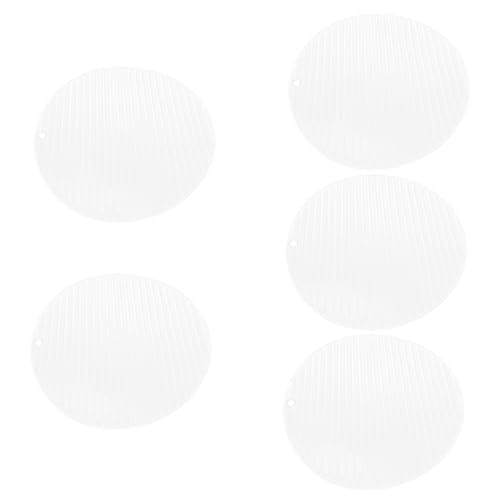 HOOTNEE 5 Stück Teiliges Dampfnudelteller Transparente Snackplatte mit Abdeckung Organizer für Dumplings und Snacks Langlebig und Elegant für Essenszubereitung von HOOTNEE