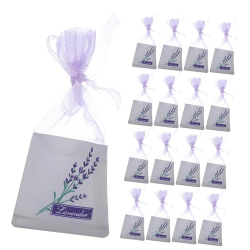 HOOTNEE 50 Stück Lavendel Duftbeutel Leere Säckchen mit Kordelzug zum Befüllen DIY Duftkissen für Gewürze Kräuter Hochzeit Party Geschenkidee von HOOTNEE