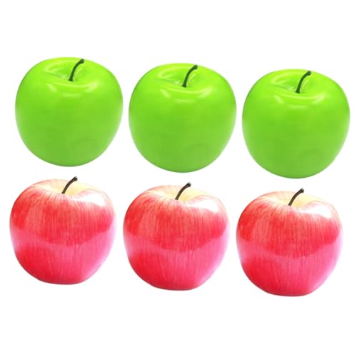 HOOTNEE 6 Stück Künstliche Früchte Dekoration Tischmodelle Aus Schaumstoff Künstliche Obstmodelle Für Foto-Requisiten von HOOTNEE