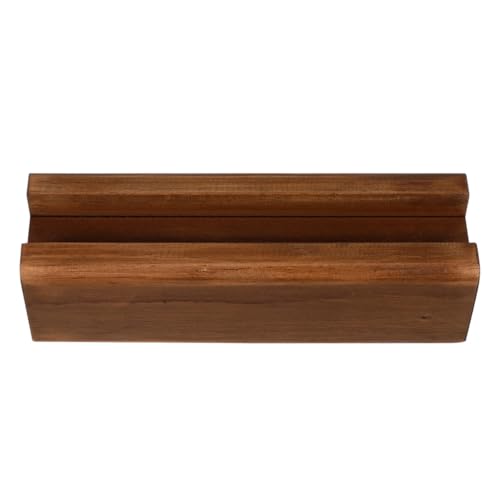 HOOTNEE Bodenspiegelsockel aus Massivem Holz Rutschfester Spiegelhalter mit Stabilem Standfuß Minimalistisches Design für Wohnzimmer und Schlafzimmer Zuverlässige Unterstützung und von HOOTNEE