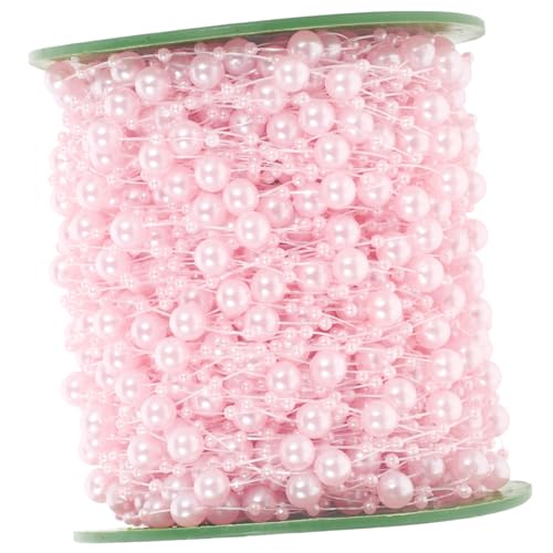 HOOTNEE DIY Künstliche Perlenkette Schneidbar Stilvolle Perlenschnur für Vasenfüllung Schwimmkerzen Hochzeitsdeko Tisch Blumenarrangements als Geschenkidee und Bastelmaterial von HOOTNEE