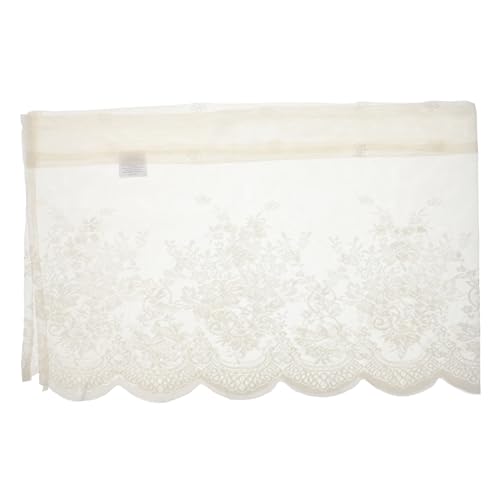 HOOTNEE Dekorativer Fenster-schattenvorhang Kurzer Vorhang Halbvorhang Sonnenspitze Küchenvorhang 130 X 41 cm von HOOTNEE